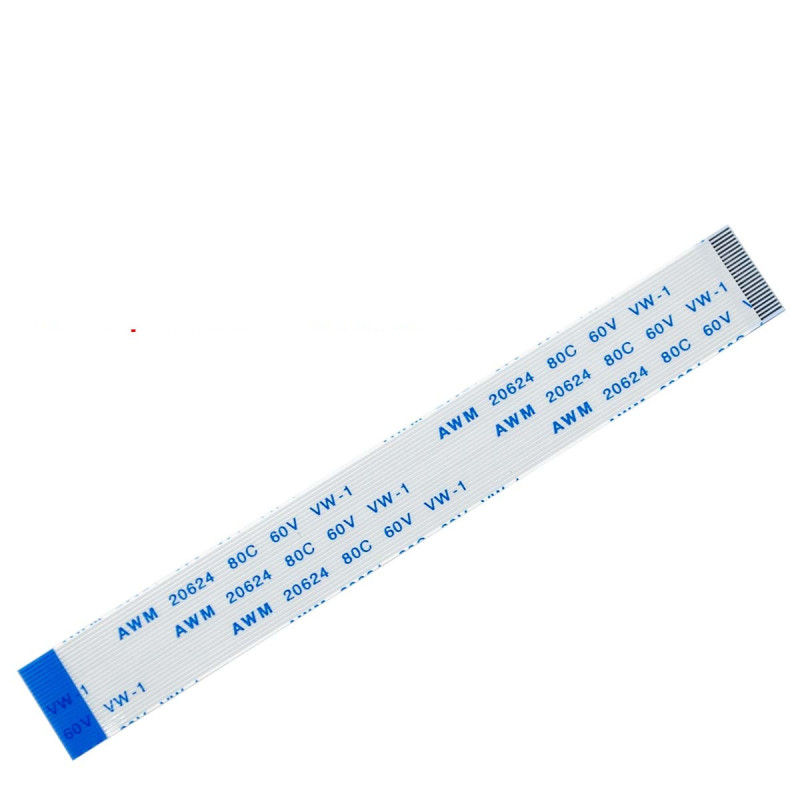Плоский шлейф 24pin 0.5mm 100 12.5mm реверсный FFC AWM 20624 VW-1 80C 60V Плоский шлейф 24pin 0.5mm 100 12.5mm реверсный FFC AWM 20624 VW-1 80C 60V