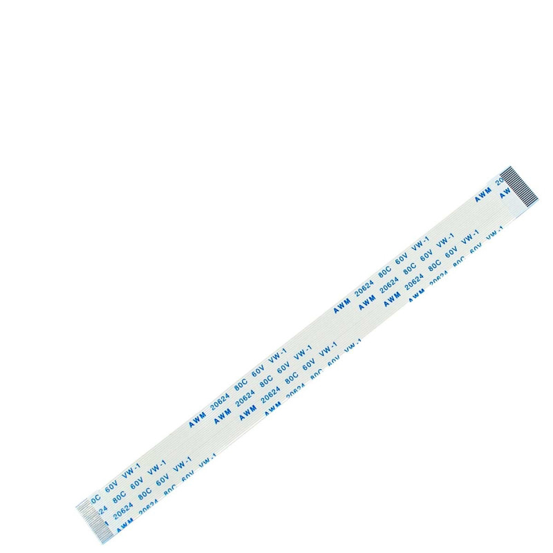 Плоский шлейф 24pin 0.5mm 150 12.5mm прямой FFC AWM 20624 VW-1 80C 60V Плоский шлейф 24pin 0.5mm 150 12.5mm прямой FFC AWM 20624 VW-1 80C 60V