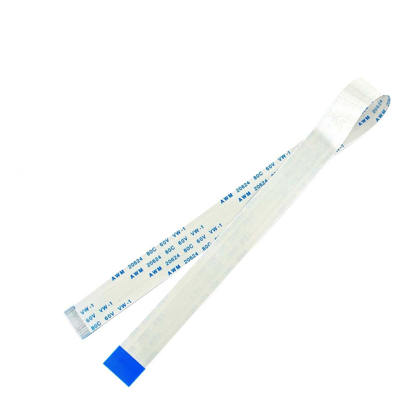 Плоский шлейф 24pin 0.5mm 300 12.5mm прямой FFC AWM 20624 VW-1 80C 60V Плоский шлейф 24pin 0.5mm 300 12.5mm прямой FFC AWM 20624 VW-1 80C 60V