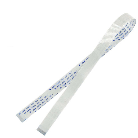 Плоский шлейф 24pin 0.5mm 400 12.5mm реверсный FFC AWM 20624 VW-1 80C 60V