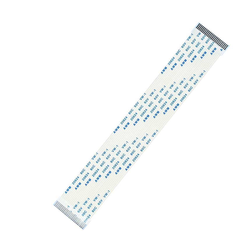 Плоский шлейф 24pin 1.0mm 150 25mm прямий FFC AWM 20624 VW-1 80C 60V Плоский шлейф 24pin 1.0mm 150 25mm прямий FFC AWM 20624 VW-1 80C 60V