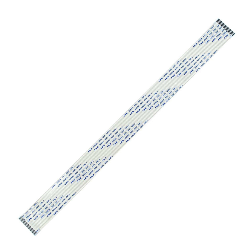 Плоский шлейф 24pin 1.0mm 300 25mm прямый FFC AWM 20624 VW-1 80C 60V Плоский шлейф 24pin 1.0mm 300 25mm прямый FFC AWM 20624 VW-1 80C 60V