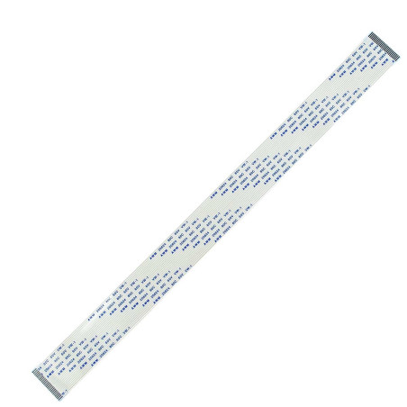 Плоский шлейф 24pin 1.0mm 300 25mm прямый FFC AWM 20624 VW-1 80C 60V