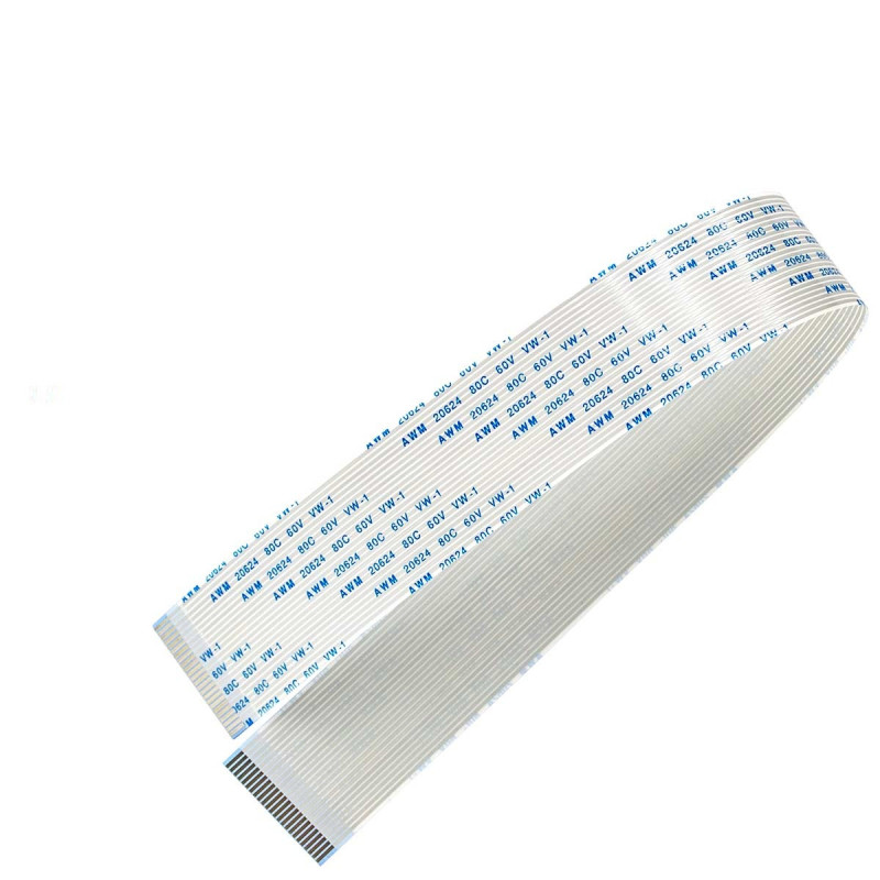 Плоский шлейф 24pin 1.0mm 300 25mm реверсный FFC AWM 20624 VW-1 80C 60V Плоский шлейф 24pin 1.0mm 300 25mm реверсный FFC AWM 20624 VW-1 80C 60V