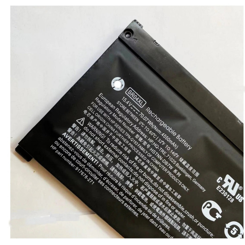 Акумулятор SR03XL HP Pavilion 15-CX 15-DC ENVY 15-CP 17-BW HSTNN-DB8Q L08855-855 L08934-2B1 TPN-C133 TPN-C134 11.55V 3500mAh Акумулятор SR03XL HP Pavilion 15-CX 15-DC ENVY 15-CP 17-BW HSTNN-DB8Q L08855-855 L08934-2B1 TPN-C133 TPN-C134 11.55V 3500mAh