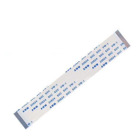 Плоский шлейф 30pin 0.5mm 100 15.5mm прямой FFC AWM 20624 VW-1 80C 60V
