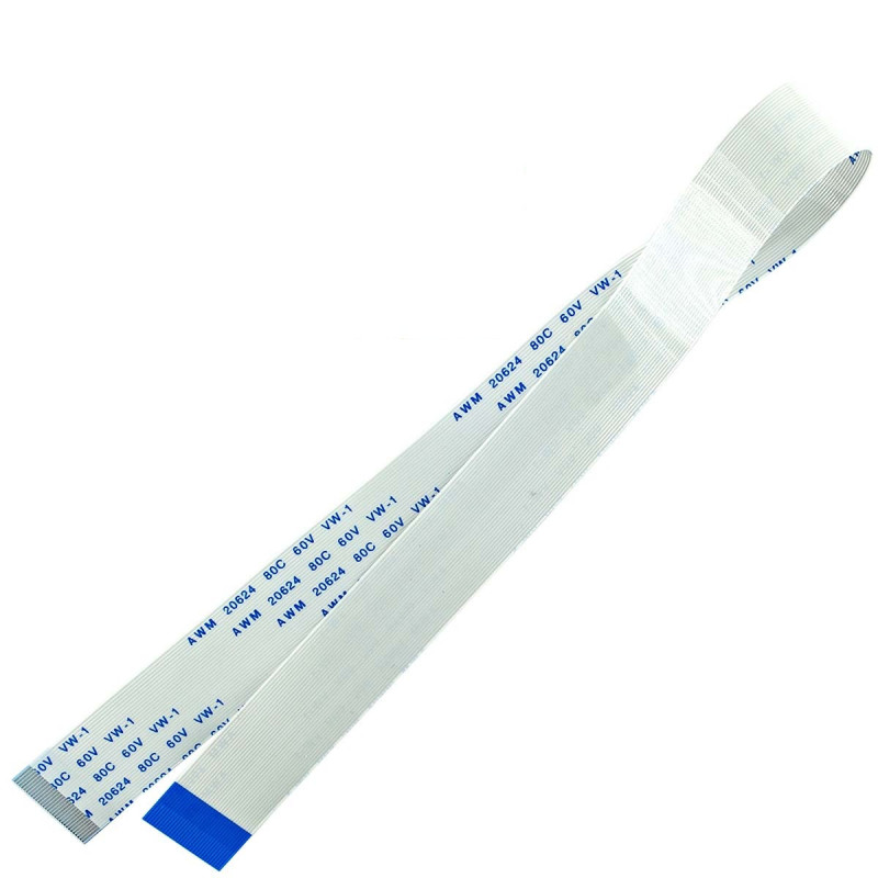 Плоский шлейф 30pin 0.5mm 300 15.5mm прямой FFC AWM 20624 VW-1 80C 60V Плоский шлейф 30pin 0.5mm 300 15.5mm прямой FFC AWM 20624 VW-1 80C 60V