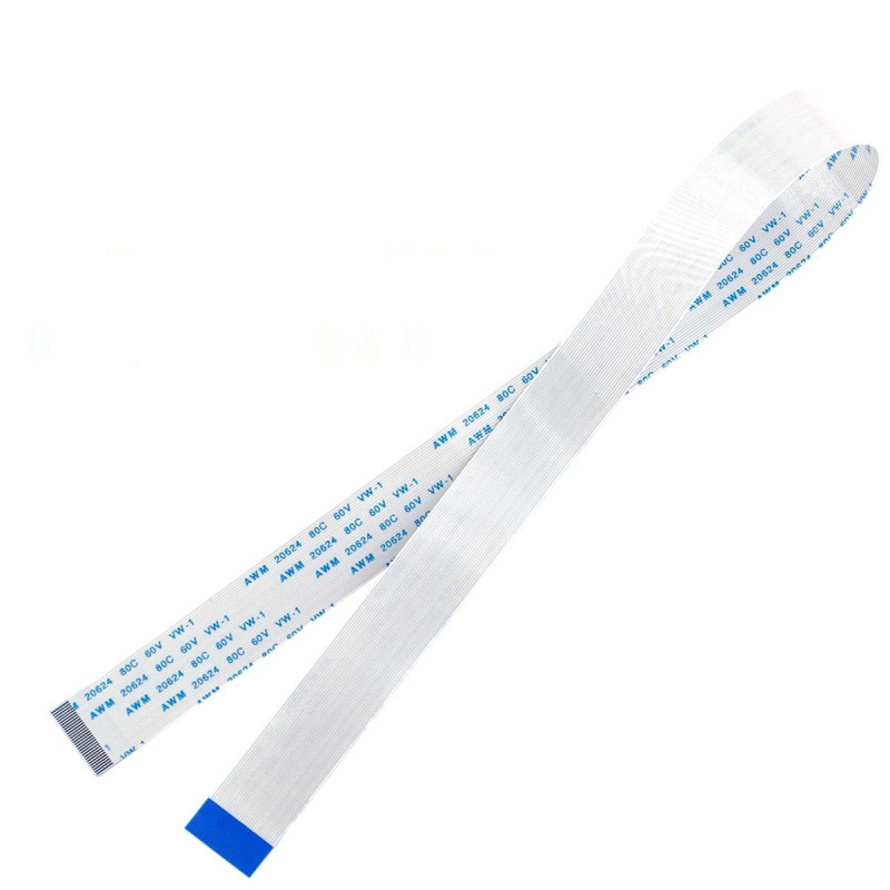 Плоский шлейф 30pin 0.5mm 400 15.5mm прямой FFC AWM 20624 VW-1 80C 60V Плоский шлейф 30pin 0.5mm 400 15.5mm прямой FFC AWM 20624 VW-1 80C 60V