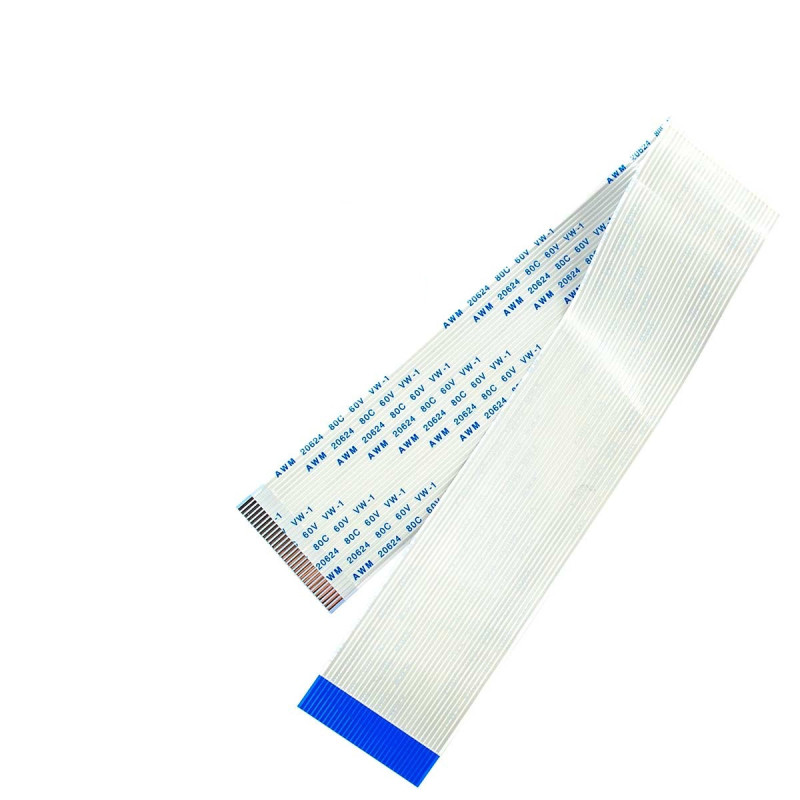 Плоский шлейф 30pin 1.0mm 300 31mm прямой FFC AWM 20624 VW-1 80C 60V Плоский шлейф 30pin 1.0mm 300 31mm прямой FFC AWM 20624 VW-1 80C 60V