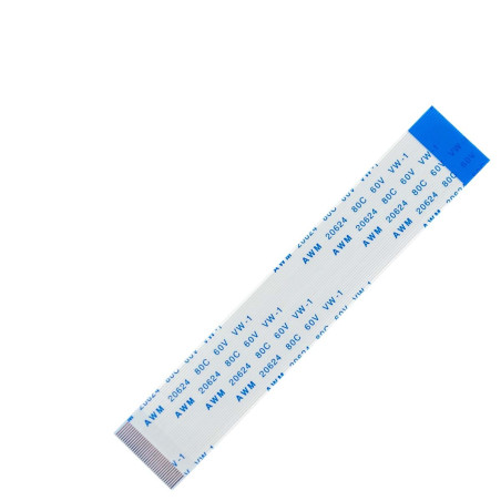 Плоский шлейф 34pin 0.5mm 100 17.5mm реверсный FFC AWM 20624 VW-1 80C 60V