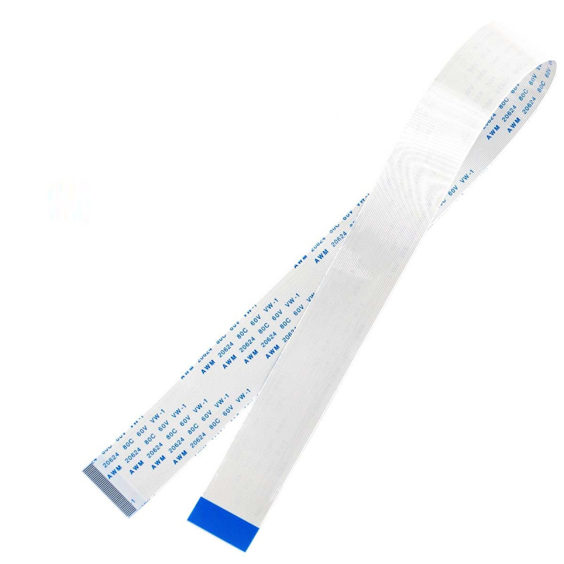 Плоский шлейф 40pin 0.5mm 400 20.5mm прямый FFC AWM 20624 VW-1 80C 60V Плоский шлейф 40pin 0.5mm 400 20.5mm прямый FFC AWM 20624 VW-1 80C 60V