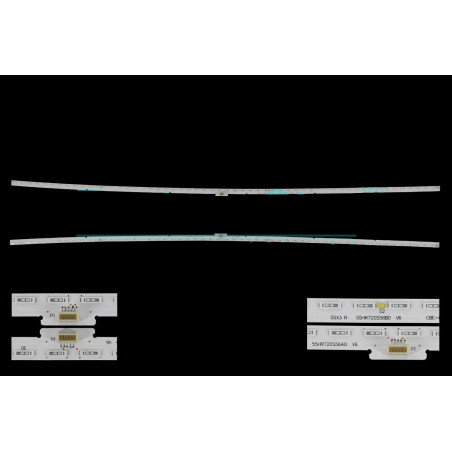 Подсветка ES-ELED-975 ES ELED 975 ESELED975 Tcl Toshiba 55X3 55U9700C 55-U9700C R 55X3R 55HR720S56A0 V6 L 55X3L 55HR720S56B0 V6