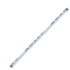 Плоский шлейф 6pin 0.5mm 100 3.5mm прямой FFC AWM 20624 VW-1 80C 60V