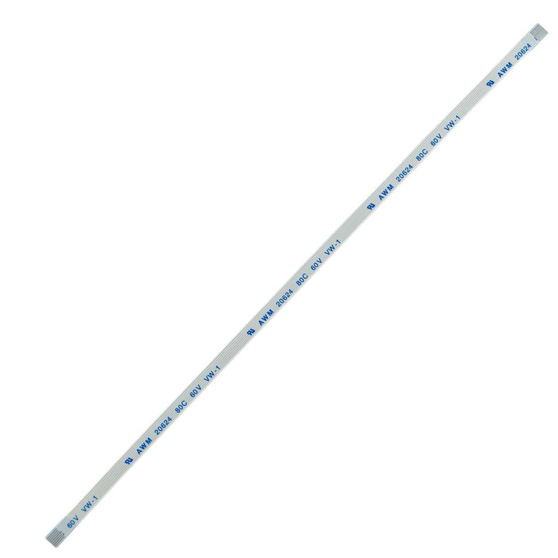 Плоский шлейф 7pin 0.5mm 200 4mm прямий FFC AWM 20624 VW-1 80C 60V Плоский шлейф 7pin 0.5mm 200 4mm прямий FFC AWM 20624 VW-1 80C 60V
