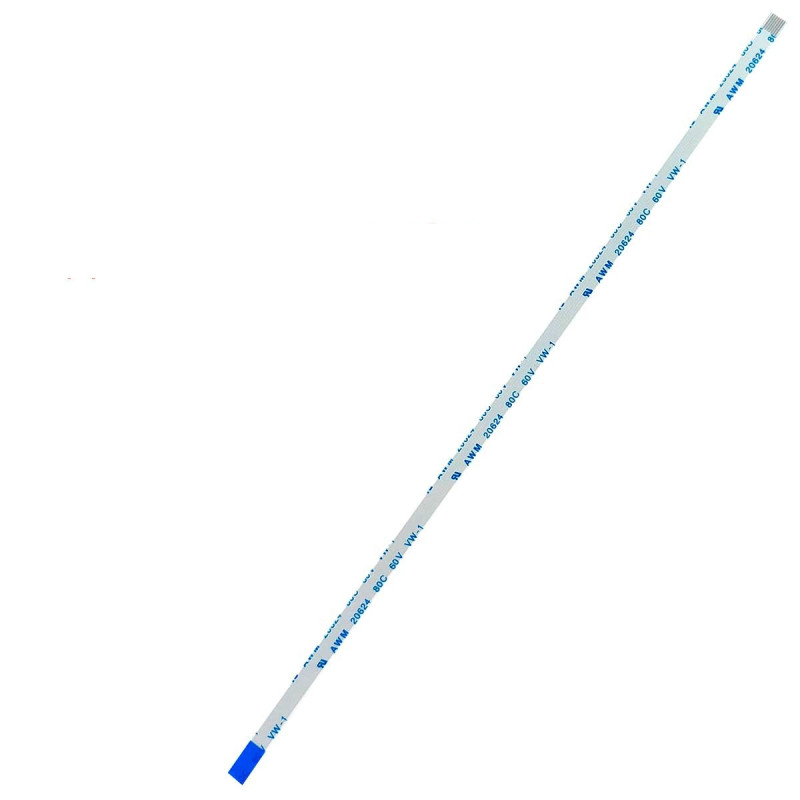 Плоский шлейф 7pin 0.5mm 200 4mm реверсный FFC AWM 20624 VW-1 80C 60V Плоский шлейф 7pin 0.5mm 200 4mm реверсный FFC AWM 20624 VW-1 80C 60V