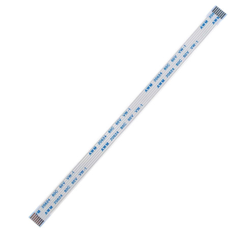 Плоский шлейф 7pin 1.0mm 150 8mm прямой FFC AWM 20624 VW-1 80C 60V