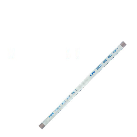 Плоский шлейф 8pin 0.5mm 100 4.5mm прямой FFC AWM 20624 VW-1 80C 60V