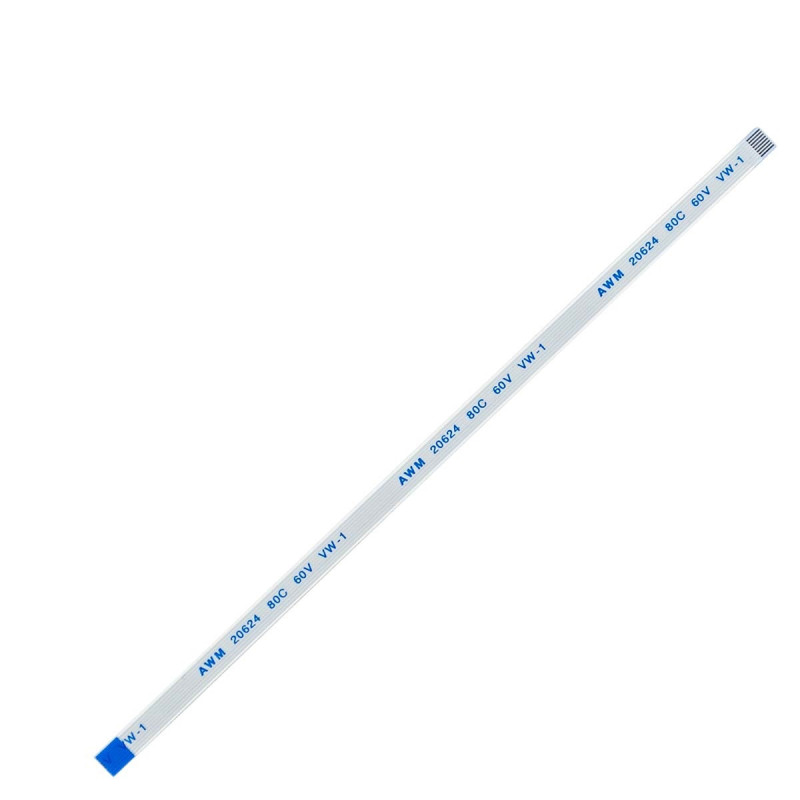 Плоский шлейф 8pin 0.5mm 150 4.5mm реверсный FFC AWM 20624 VW-1 80C 60V Плоский шлейф 8pin 0.5mm 150 4.5mm реверсный FFC AWM 20624 VW-1 80C 60V