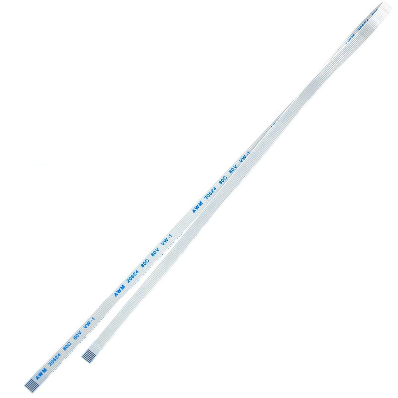 Плоский шлейф 8pin 0.5mm 400 4.5mm реверсный FFC AWM 20624 VW-1 80C 60V Плоский шлейф 8pin 0.5mm 400 4.5mm реверсный FFC AWM 20624 VW-1 80C 60V