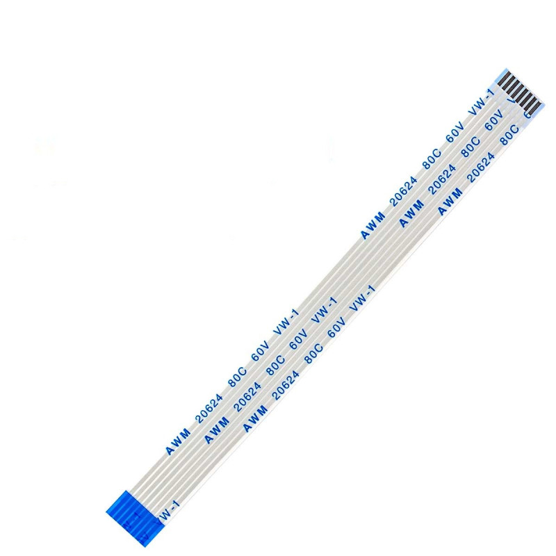 Плоский шлейф 8pin 1.0mm 100 9mm реверсный FFC AWM 20624 VW-1 80C 60V HP g6-2000 DV6-6000 Плоский шлейф 8pin 1.0mm 100 9mm реверсный FFC AWM 20624 VW-1 80C 60V HP g6-2000 DV6-6000