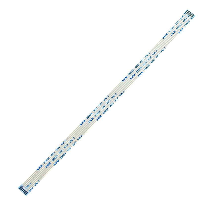 Плоский шлейф 8pin 1.0mm 200 9mm прямой FFC AWM 20624 VW-1 80C 60V Плоский шлейф 8pin 1.0mm 200 9mm прямой FFC AWM 20624 VW-1 80C 60V