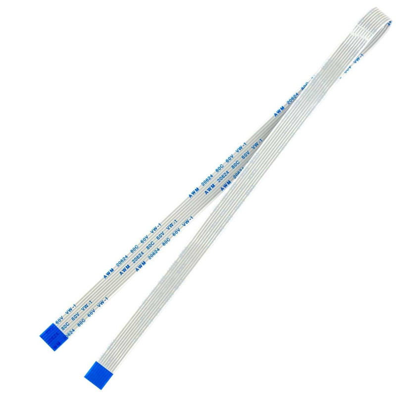 Плоский шлейф 8pin 1.0mm 400 9mm реверсный FFC AWM 20624 VW-1 80C 60V Плоский шлейф 8pin 1.0mm 400 9mm реверсный FFC AWM 20624 VW-1 80C 60V