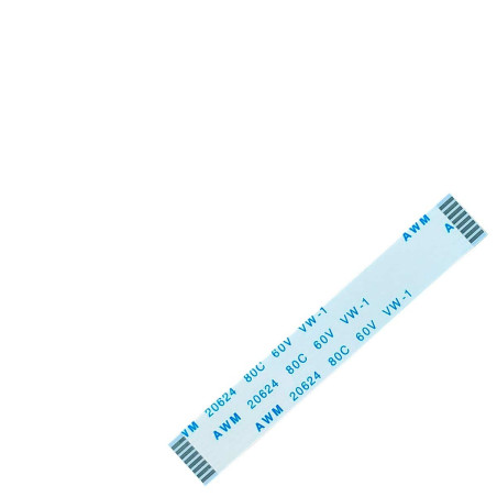 Плоский шлейф 8pin 1.0mm 60 9mm прямой FFC AWM 20624 VW-1 80C 60V