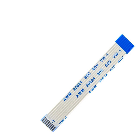 Плоский шлейф 8pin 1.0mm 60 9mm реверсний FFC AWM 20624 VW-1 80C 60V