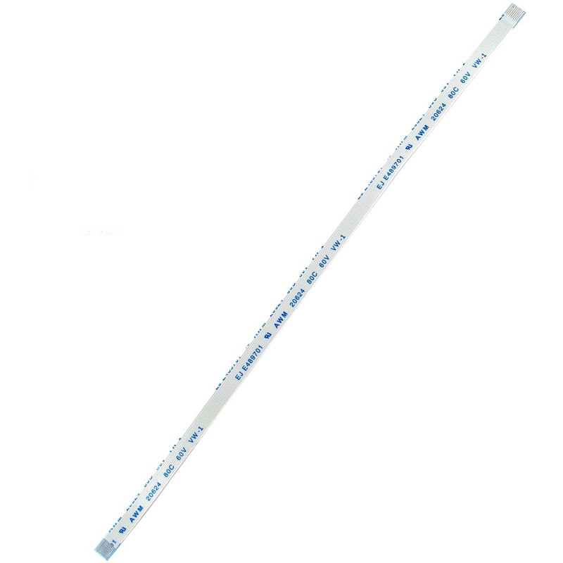 Плоский шлейф 9pin 0.5mm 200 5mm прямой FFC AWM 20624 VW-1 80C 60V Плоский шлейф 9pin 0.5mm 200 5mm прямой FFC AWM 20624 VW-1 80C 60V