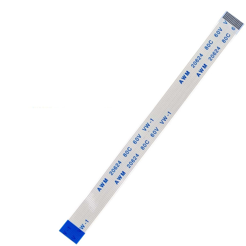 Плоский шлейф 15pin 0.5mm 100 8mm реверсный FFC AWM 20624 VW-1 80C 60V Плоский шлейф 15pin 0.5mm 100 8mm реверсный FFC AWM 20624 VW-1 80C 60V