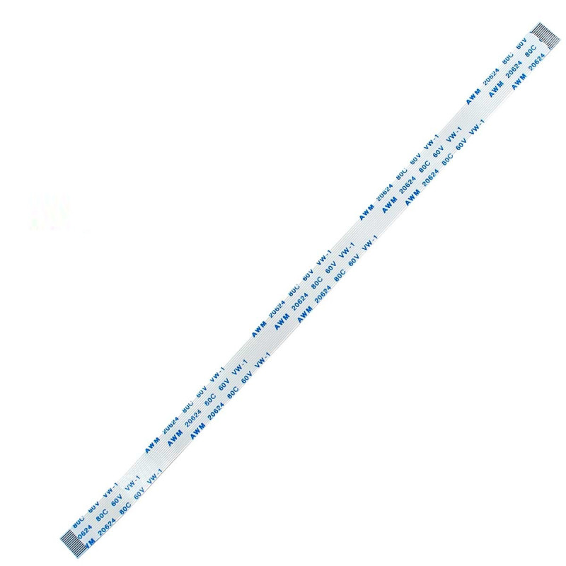 Плоский шлейф 15pin 0.5mm 200 8mm прямий FFC AWM 20624 VW-1 80C 60V Плоский шлейф 15pin 0.5mm 200 8mm прямий FFC AWM 20624 VW-1 80C 60V