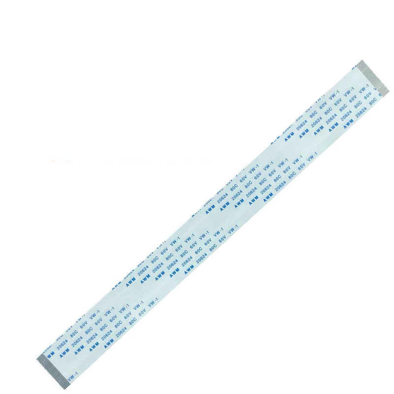 Плоский шлейф 38pin 0.5mm 200 19.5mm прямой FFC AWM 20624 VW-1 80C 60V Плоский шлейф 38pin 0.5mm 200 19.5mm прямой FFC AWM 20624 VW-1 80C 60V