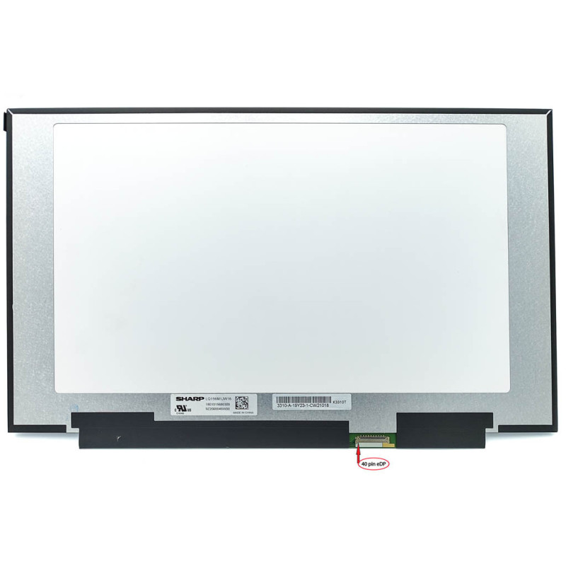 Матрица 15.6 Slim eDP 351mm 1920*1080 IPS 240Hz 40pin Sharp LQ156M1JW16 LQ156M1JW26 LQ156M1JW09 LQ156M1JW26б LQ156M1JW16 LQ156M Матрица 15.6 Slim eDP 351mm 1920*1080 IPS 240Hz 40pin Sharp LQ156M1JW16 LQ156M1JW26 LQ156M1JW09 LQ156M1JW26б LQ156M1JW16 LQ156M