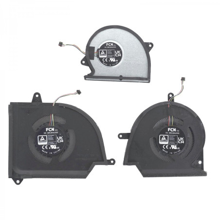 Вентилятор Asus ROG Flow X16 GV601R GV601V 12V CPU GPU 5V SYS FAN 13NR0AP0T02011 13NR0F20M02011