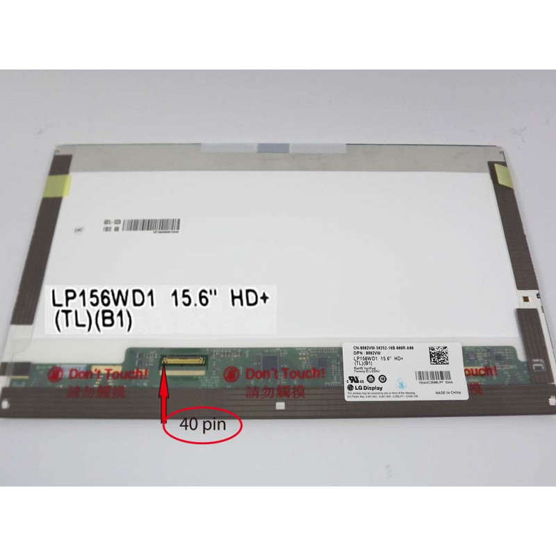 Матрица для ноутбука 15.6 LG LP156WD1 TLB1 1600*900 40pin LED Normal Матрица для ноутбука 15.6 LG LP156WD1 TLB1 1600*900 40pin LED Normal