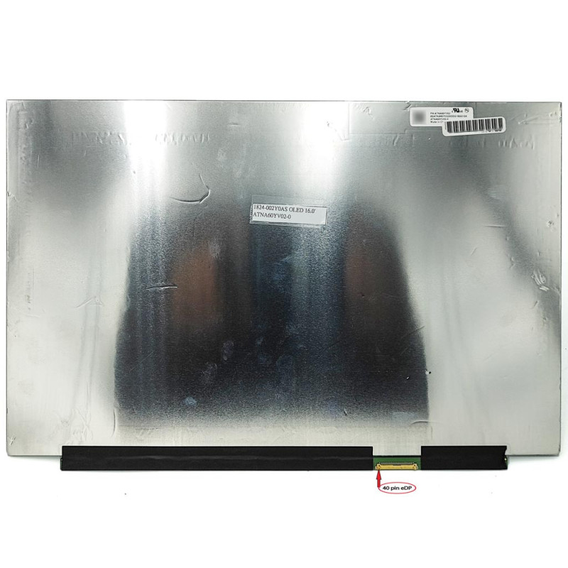 Матрица 16.0 OLED 3840*2160 40pin Samsung ATNA60YV02-0 Samsung ATNA60YV02 0 ASUS Vivobook Pro 16X F1603 F1605 M1605 Матрица 16.0 OLED 3840*2160 40pin Samsung ATNA60YV02-0 Samsung ATNA60YV02 0 ASUS Vivobook Pro 16X F1603 F1605 M1605