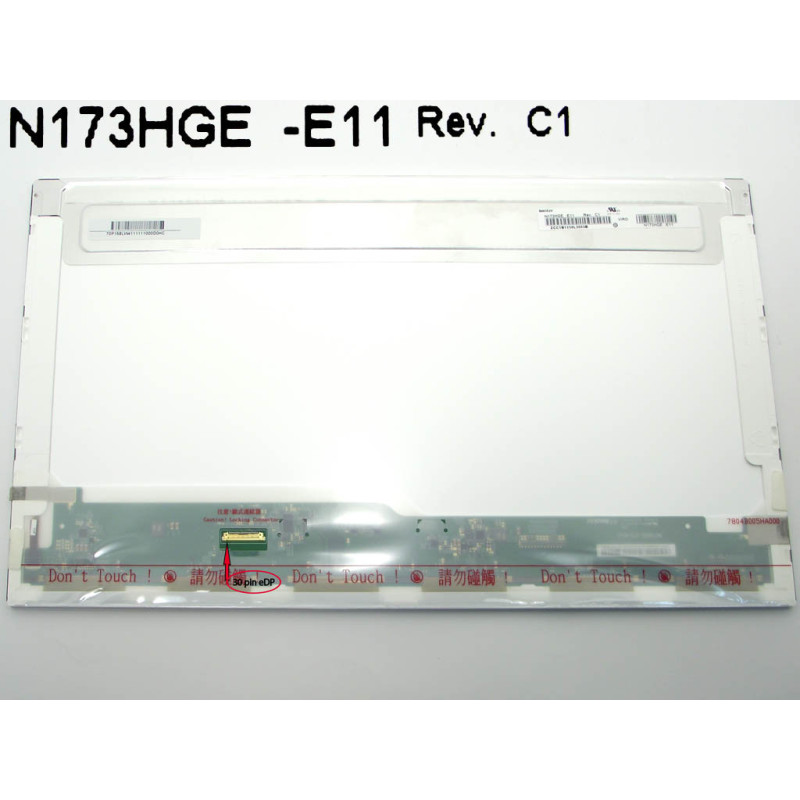 Матрица 17.3 Normal eDP 1920*1080 30pin Innolux N173HGE-E11 N173HGE-E21 Rev.C1 Rev Acer Aspire V3-772G E3-772G Dell V370 V3700 Матрица 17.3 Normal eDP 1920*1080 30pin Innolux N173HGE-E11 N173HGE-E21 Rev.C1 Rev Acer Aspire V3-772G E3-772G Dell V370 V3700
