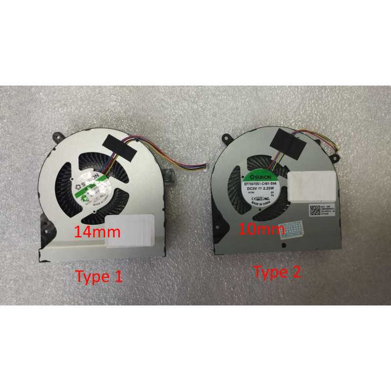 Вентилятор Asus ROG FX502VS FX502VY G502VS G502VY GL502VS GL502VY GPU Fan 14мм MF75090V1-C550-S9A 13NB0BJ0T06011