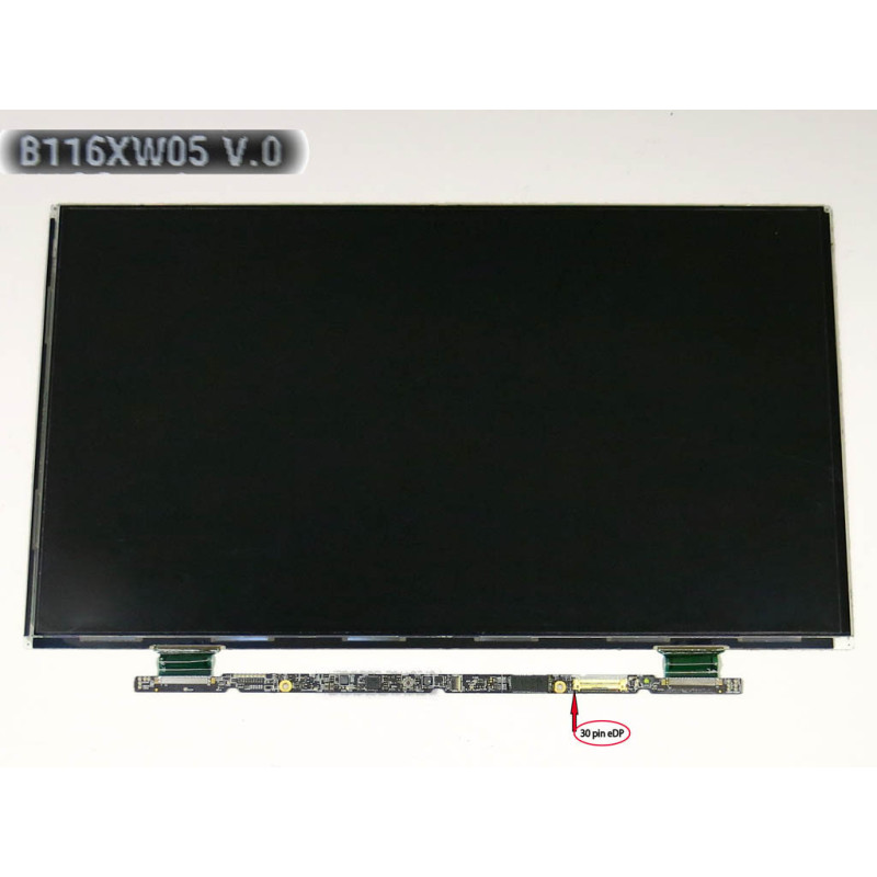 Матрица 11.6 Slim 1366*768 30pin AUO B116XW05 V.0 S01 Apple MacBook AIR A1370 MC505 MC506 MC968 MC969 Матрица 11.6 Slim 1366*768 30pin AUO B116XW05 V.0 S01 Apple MacBook AIR A1370 MC505 MC506 MC968 MC969