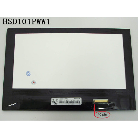Матрица для планшета 10.1 Slim 1280*800 40 Pin Hannstar HSD101PWW1 Rev 4 -A00 Asus Transformer Pad TF300TG