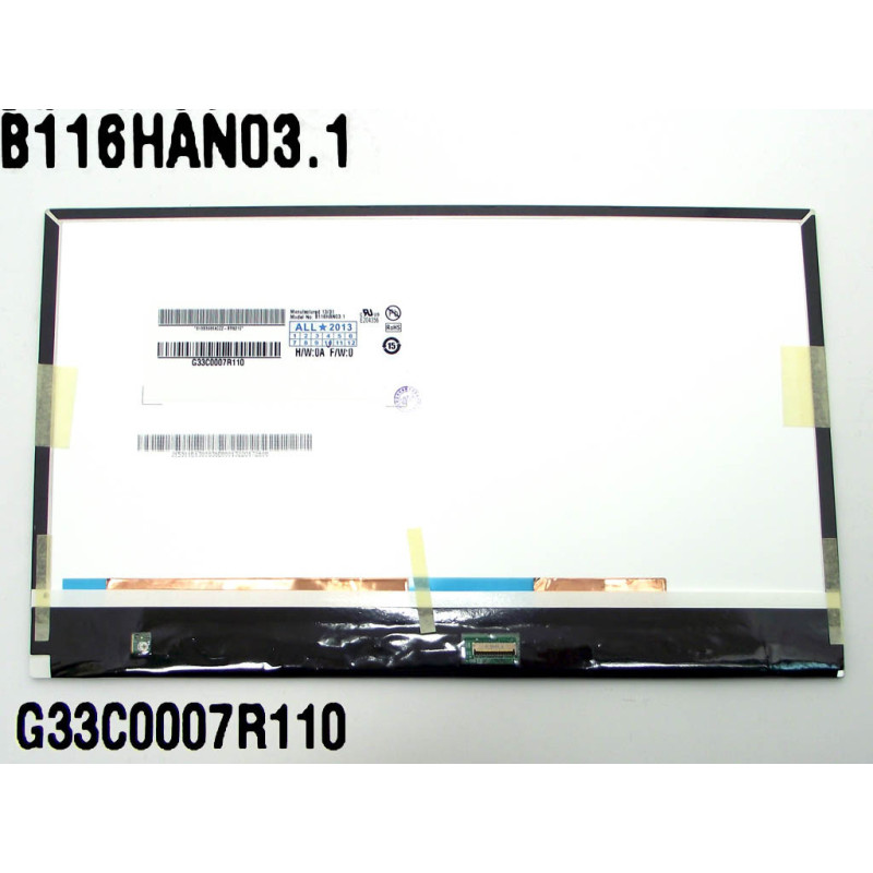 Матрица для планшета 11.6 Slim 1920*1080 IPS 40Pin MiPi AUO B116HAN03 Samsung SMART PRO 700T XE700T XE700T1C A01 A02 Матрица для планшета 11.6 Slim 1920*1080 IPS 40Pin MiPi AUO B116HAN03 Samsung SMART PRO 700T XE700T XE700T1C A01 A02