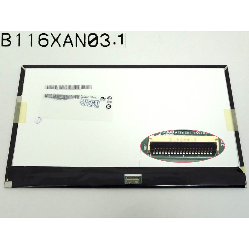 Матрица для планшета 11.6 Slim 1366*768 IPS 40Pin MiPi AUO B116XAN03.1 ASUS VivoTAB TF810 Матрица для планшета 11.6 Slim 1366*768 IPS 40Pin MiPi AUO B116XAN03.1 ASUS VivoTAB TF810