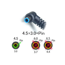 Блок живлення для HP 19.5V 3.33A 65W 4.5*3.0+Pin Blue