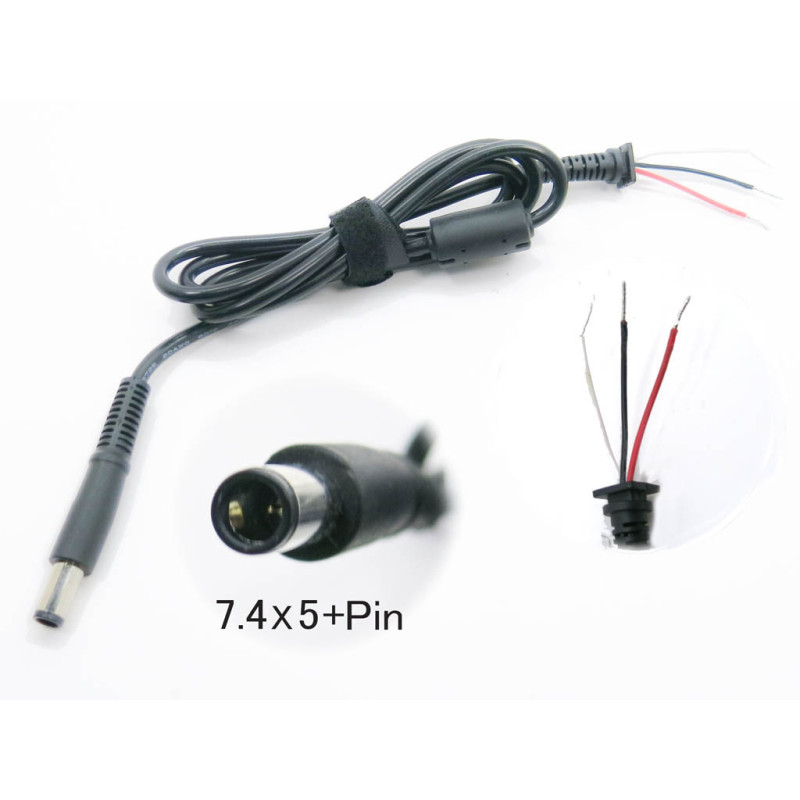 DC кабель 7.4*5.0+Pin DELL 45W 65W 90W 120W DC кабель 7.4*5.0+Pin DELL 45W 65W 90W 120W