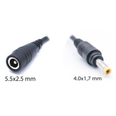 DC кабель – конвертер 5.5*2.5 4.0*1.7 Lenovo 30W 45W 65W 90W