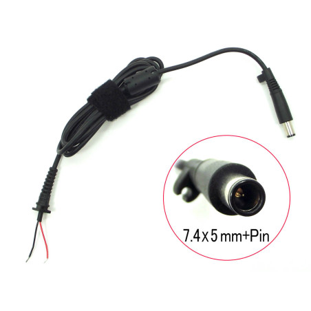 DC кабель 7.4*5.0+Pin DELL HP 45W 65W 90W