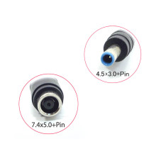 DC кабель - конвертер 7.4*5.0+Pin 4.5*3.0+Pin HP Dell 45W 65W 90W 120W 135W 150W