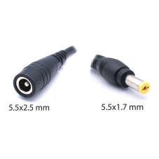 DC кабель – конвертер 5.5*2.5 5.5*1.7 Acer 30W 45W 65W 90W 120W 135W