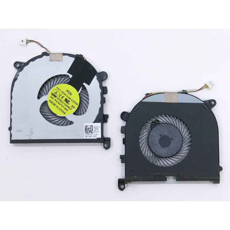 Вентилятор кулер для DELL XPS 15 9550 Precision 15 5510 CN-RVTXY Вентилятор кулер для DELL XPS 15 9550 Precision 15 5510 CN-RVTXY