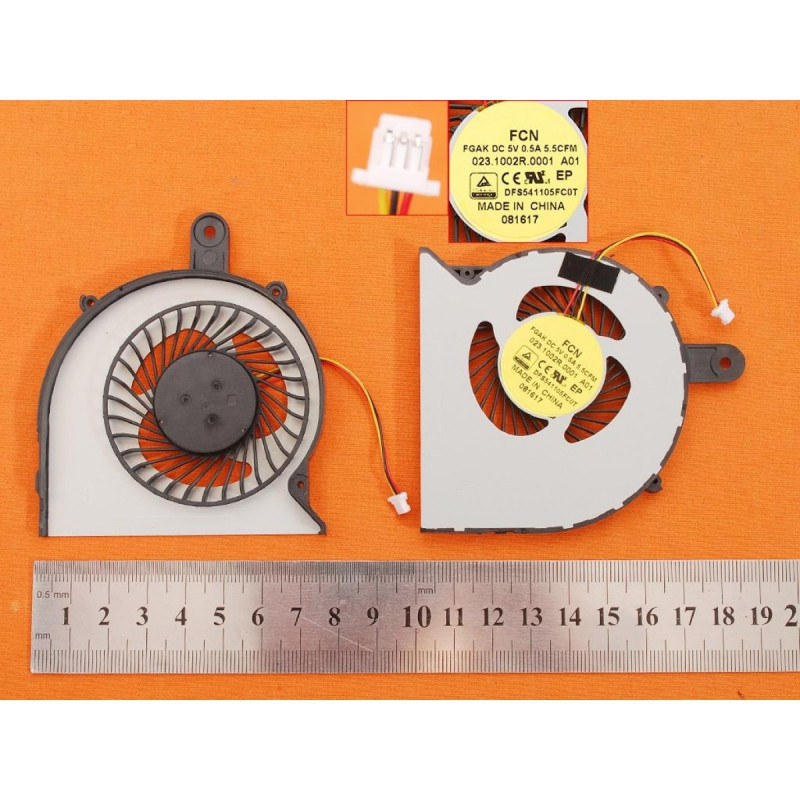 Вентилятор Dell Inspiron 14-3000 3458 3459 3558 DFS451105FC0T FGAK 023.1002R.0001 0231002R0001 0CW12K Вентилятор Dell Inspiron 14-3000 3458 3459 3558 DFS451105FC0T FGAK 023.1002R.0001 0231002R0001 0CW12K
